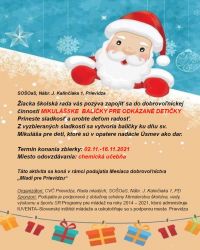 Mikulášske balíčky pre odkázané detičky Mikulášske balíčky pre odkázané detičky