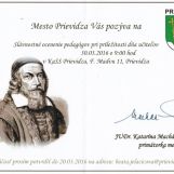 Oceňovanie učiteľov