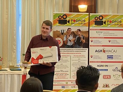 OCENENIE NAŠICH ŽIAKOV v celoslovenskej súťaži PODPOR SVOJ ODBOR