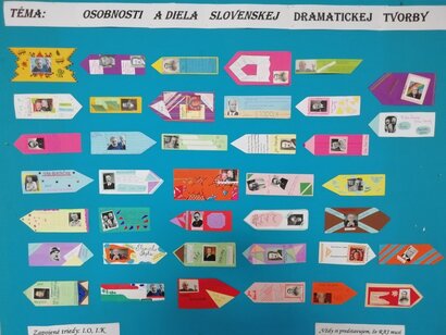 ZÁLOŽKA DO KNIHY SPÁJA SLOVENSKÉ ŠKOLY - 9.ročník celoslovenského projektu