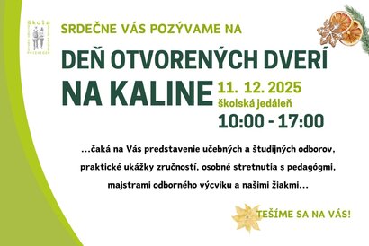Deň otvorených dverí 2025