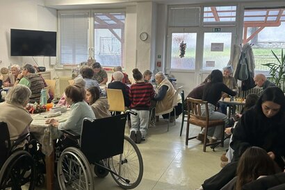 Mikulášska nádielka v domove dôchodcov 