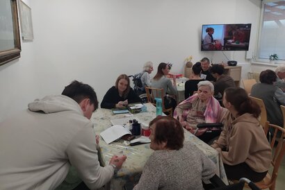 Mikulášska nádielka v Domove dôchodcov Bojnice