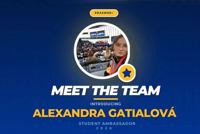 Naša študentka sa stala ambasádorkou programu Erasmus+