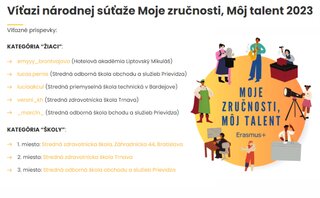 Moje zručnosti, môj talent 2023 - 03 vysledky