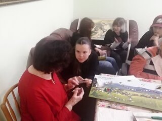 Dobrovoľníci z kaliny v domove dôchodcov - 05