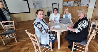 Zväčšiť fotografiu - Hodnotiaca návšteva v našej škole