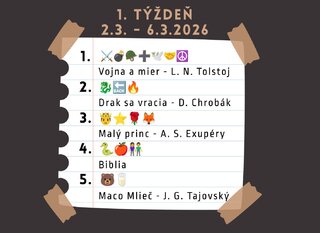 Zväčšiť fotografiu - Knižná emotišifra 2026