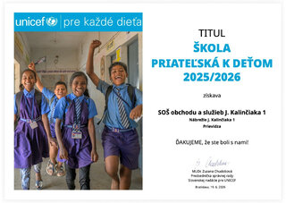 Zväčšiť fotografiu - Ocenenie unicef za celoročné aktivity