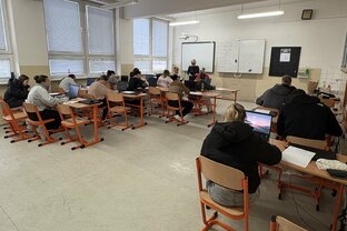 Zväčšiť fotografiu - Maturanti si vyskúšali elektronické testovanie ematurity