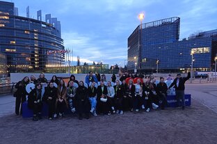 Zväčšiť fotografiu - Návšteva európskeho parlamentu v štrasburgu