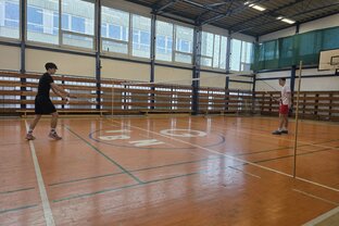 Zväčšiť fotografiu - Okresné kolo v bedmintone chlapcov