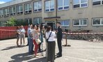 Zväčšiť fotografiu - Slávnostný začiatok rekonštrukcie školy