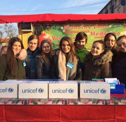 Vianočná zbierka UNICEF 2016 na Kaline