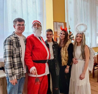Mikuláš v školskej jedálni