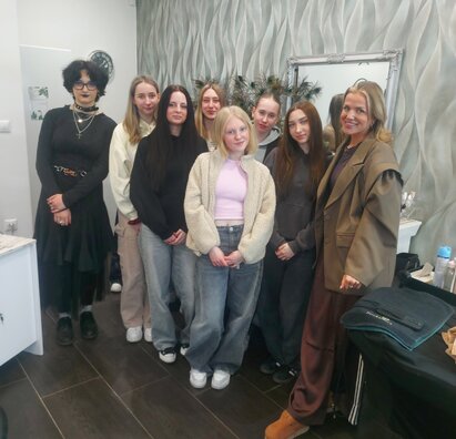 Odborná exkurzia v kozmetickom salóne