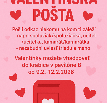 Valentín na našej škole