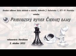 Prievidzský rytier čiernej dámy 2022