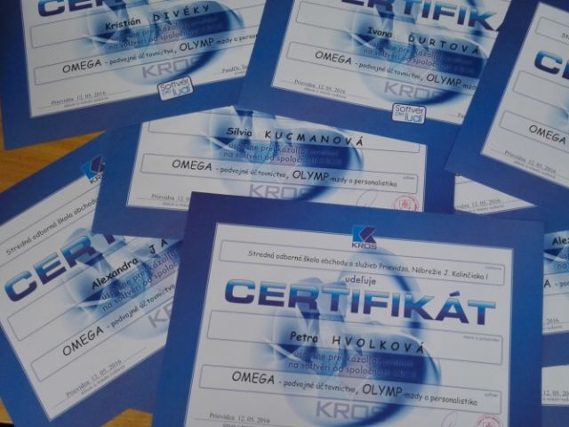 Certifikáty KROS