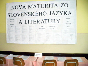 Nov maturita zo SJL
